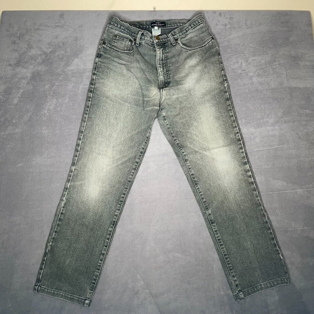 Guess Georges Marciano Vintage Acid Wash Grey Jeans Made in USA Men 34 30x29
